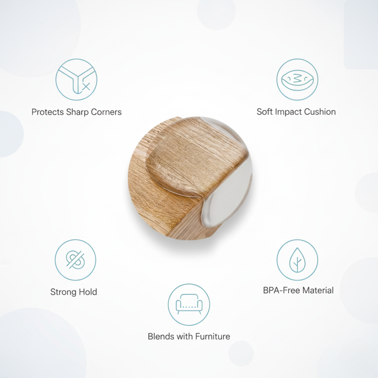 Baby Safety Transparent Corner Guards