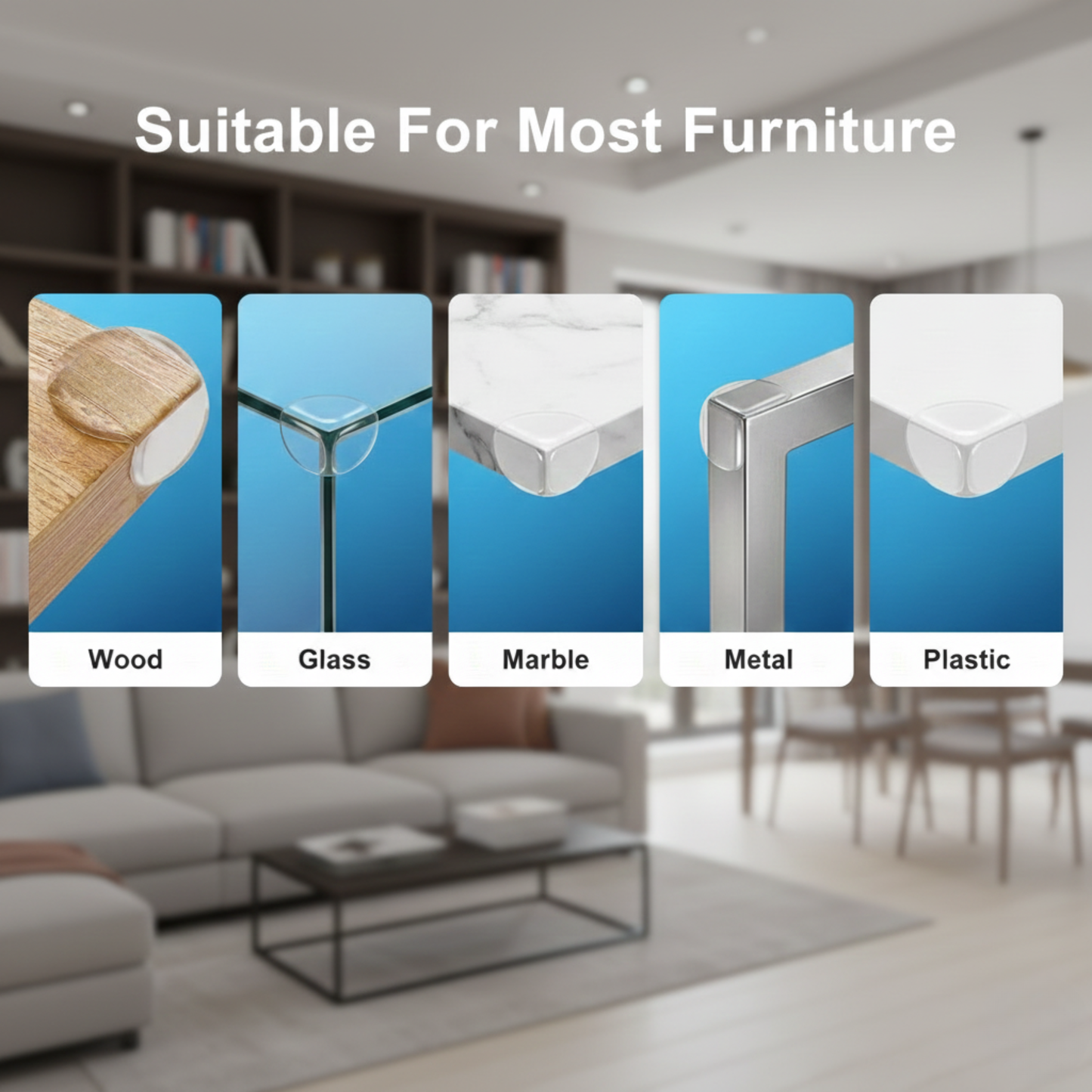 Baby Safety Transparent Corner Guards